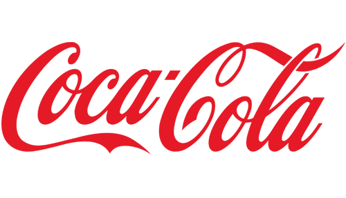 Coca-Cola classic red script logo on white background