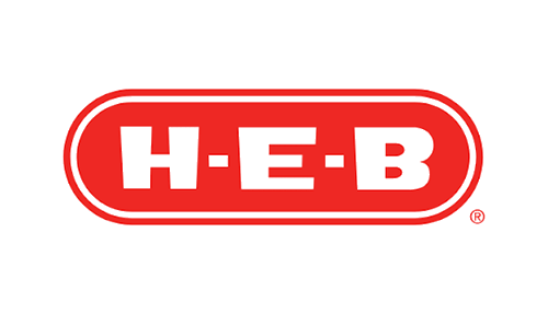 H-E-B grocery store red and white logo