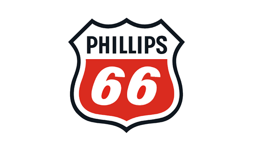 Phillips 66 oil and gas company logo shield shape