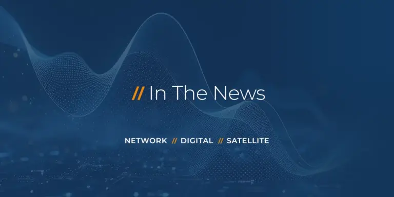 In The News banner for Network, Digital, and Satellite media