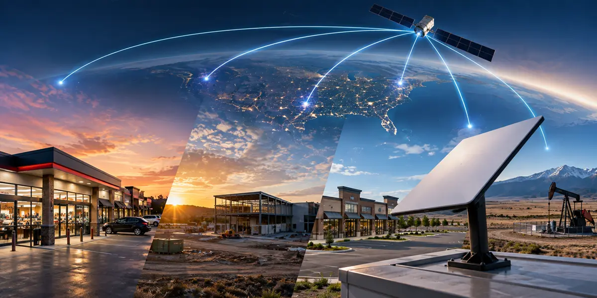 Satellite internet connecting businesses across the United States